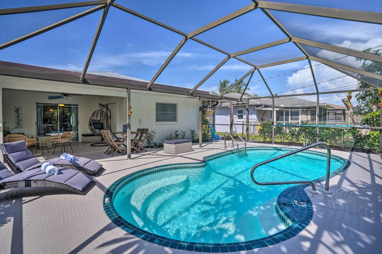 Naples Oasis With Screened Pool, Bike To Beach! 외부 사진
