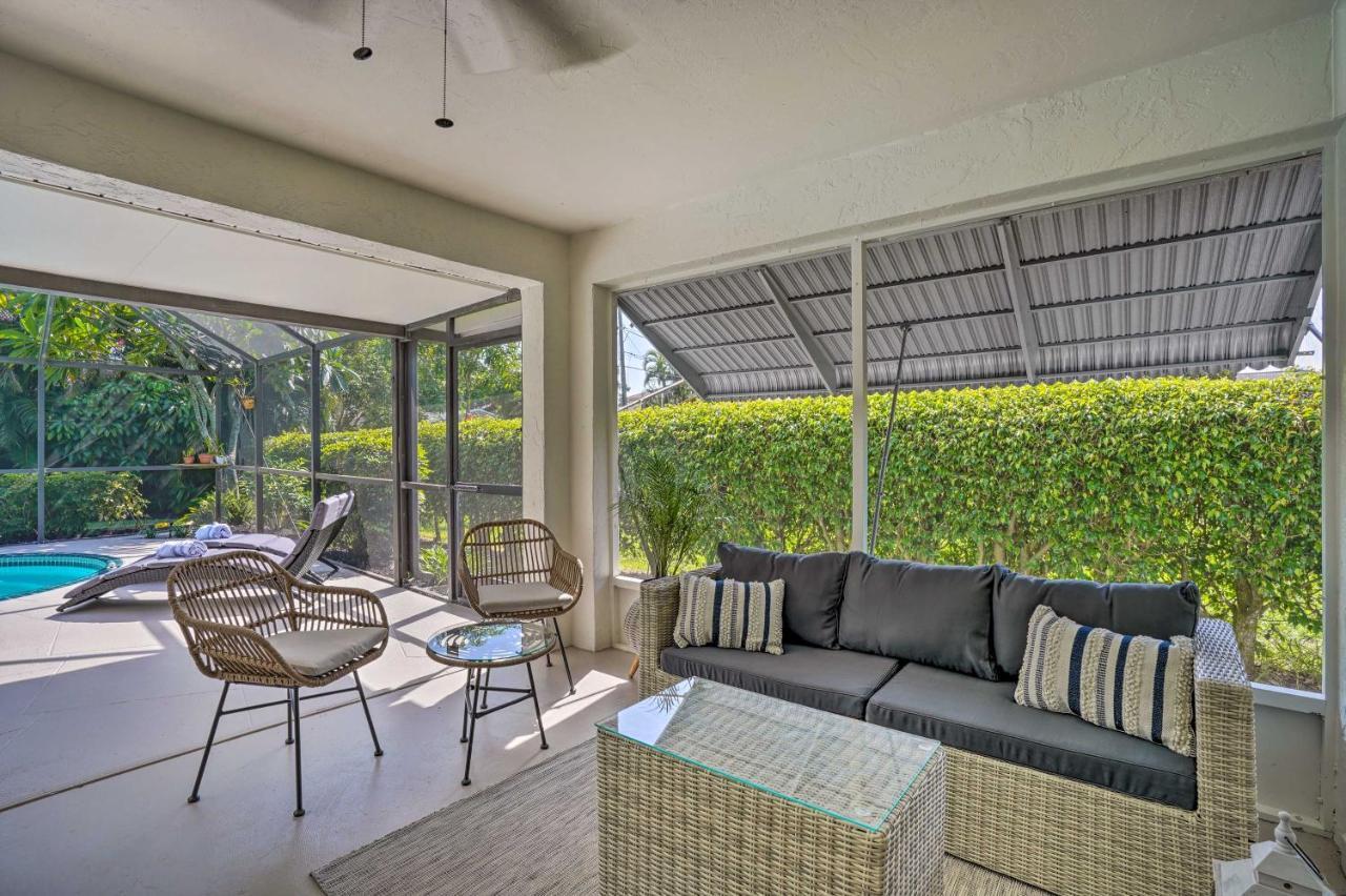 Naples Oasis With Screened Pool, Bike To Beach! 외부 사진