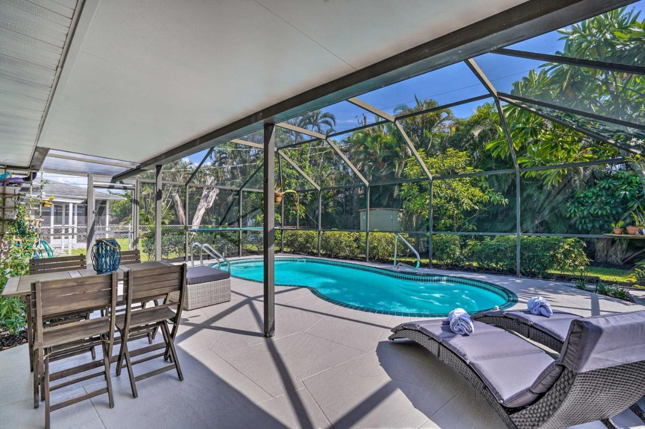 Naples Oasis With Screened Pool, Bike To Beach! 외부 사진