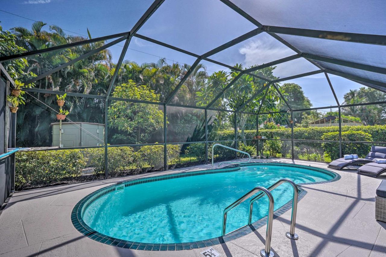 Naples Oasis With Screened Pool, Bike To Beach! 외부 사진